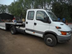 Iveco 65C15 artic tractor unit plus 32ft approx. beavertail trailer left hand drive