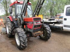 Case 885XLSUPER  4wd tractor fitted with Quicke Q950 loader