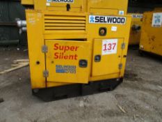 Selwood D100 4" water pump, Isuzu engined, packaged/silenced unit