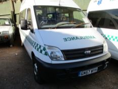 LDV 7-seater ambulance.REG:GN57 MYH