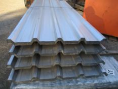 100NO. 8ft box profile galvanised roof sheets SUPPLIED IN 4 X PACKS OF 25NO UNUSED