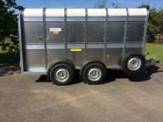 IFOR WILLIAMS TA 510 LIVESTOCK TRAILER...UNUSED