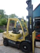 hyster h3.0 year 2006 3 ton diesel forklift 4.9mtr lift side shift