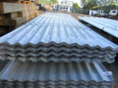 100NO.10ft CORRUGATED  galvanised roof sheets SUPPLIED IN 4 X PACKS OF 25NO UNUSED