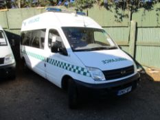 LDV 7-seater ambulance. REG: GN57  MYT