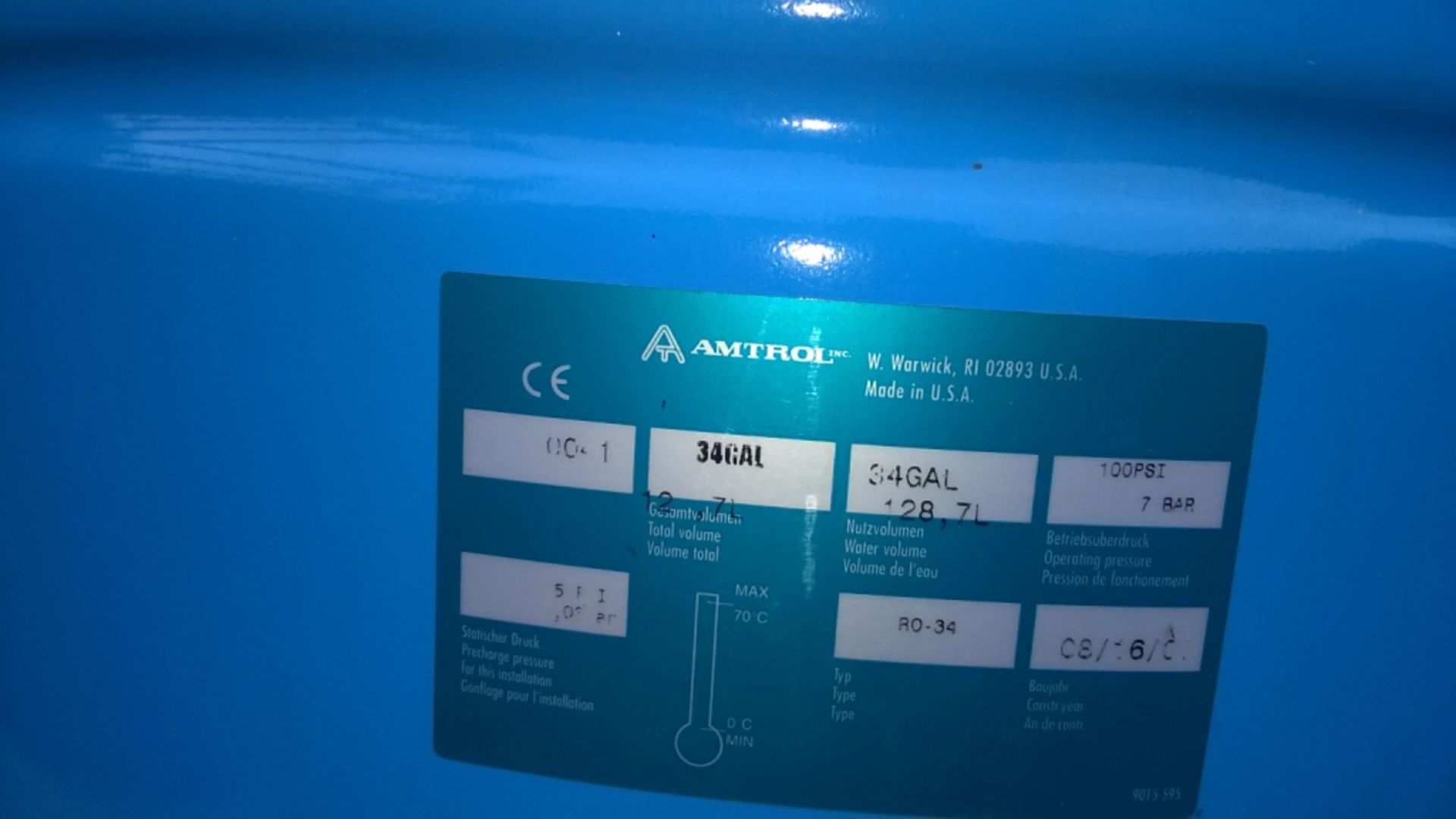 2no  AMTROL reverse osmosis pressure tanks - Image 5 of 5