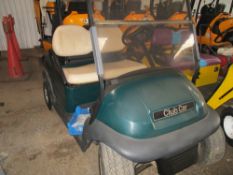 Golf buggy electric powered