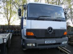 Mercedes Atego 4x2 tipper grab lorry c/w Atlas 3008 crane and grab bucket