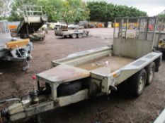 Ifor Williams GX84 mini digger trailer