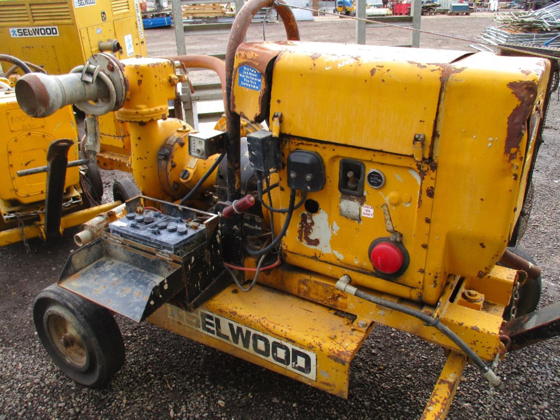 HATZ ENGINED 4" TOWED WATER PUMP