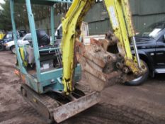 YANMAR B15 YEAR 2006 MINI DIGGER  3120 REC HRS