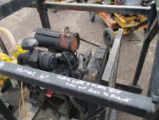 YANMAR ENGINED 4" WATER PUMP IN FRAME