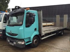 2008 RENAULT 10 Tonne Beavertail Plant Lorry