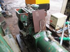 3-cylinder Lister engined 25Kva generator