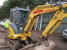 Komatsu PC27 MR mini excavator manual quick hitch yr2006