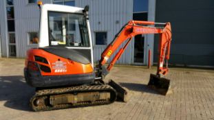 Kubota KX61 2.5 tonne rated mini digger year 2011 build