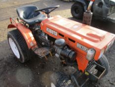 Kubota B5100 compact tractor on ag tyres