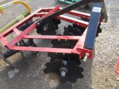 Set of 12 x 16 disc harrows for compact tractor