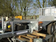 Ifor Williams GX84 mini digger trailer year 2015 build unused