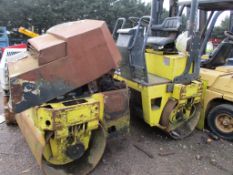 Bomag BW120 roller...Burnt Salvage