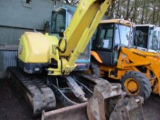 Yanmar Vio75 excavator year 2010 build