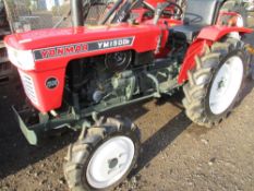 Yanmar YM1500 4wd compact tractor 4wd with single furrow unused plough.