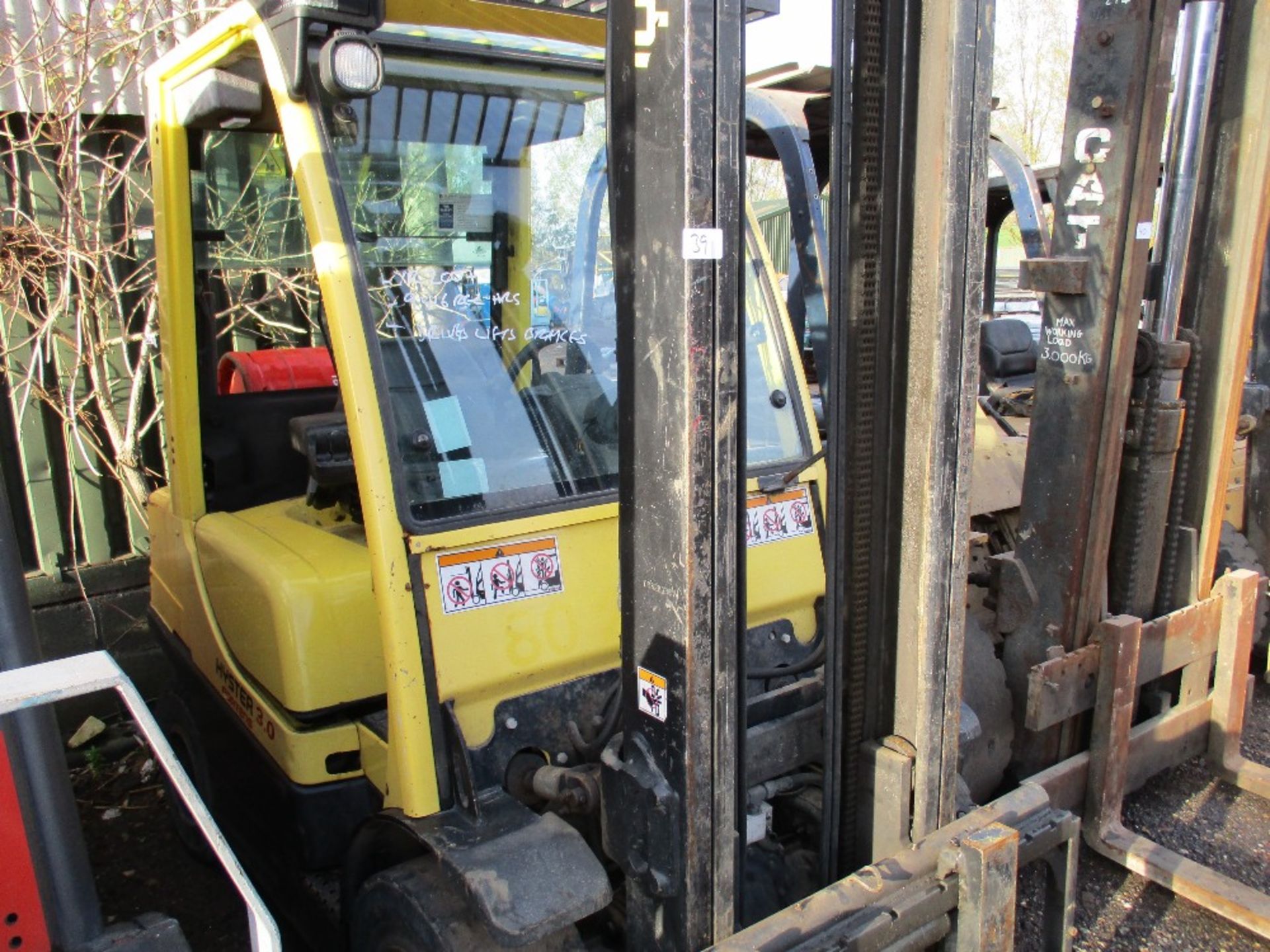 Hyster Fortens 3.00 gas forklift year 2007 build