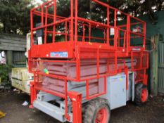 SKYJACK SJ8841 15 METRE KUBOTA DIESEL ENGINED SCISSOR LIFT YEAR 2004