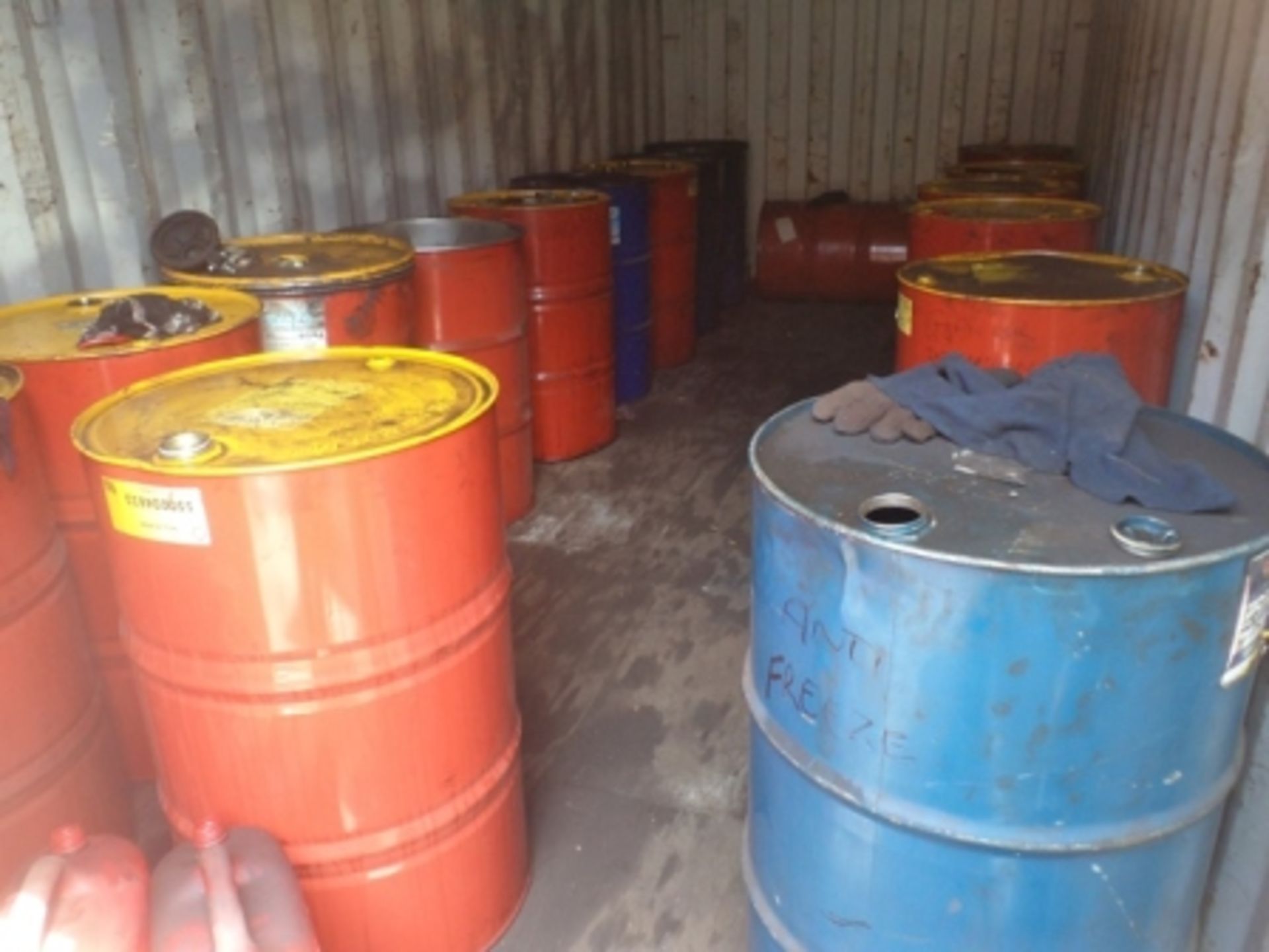 17X ASSORTED OIL DRUMS