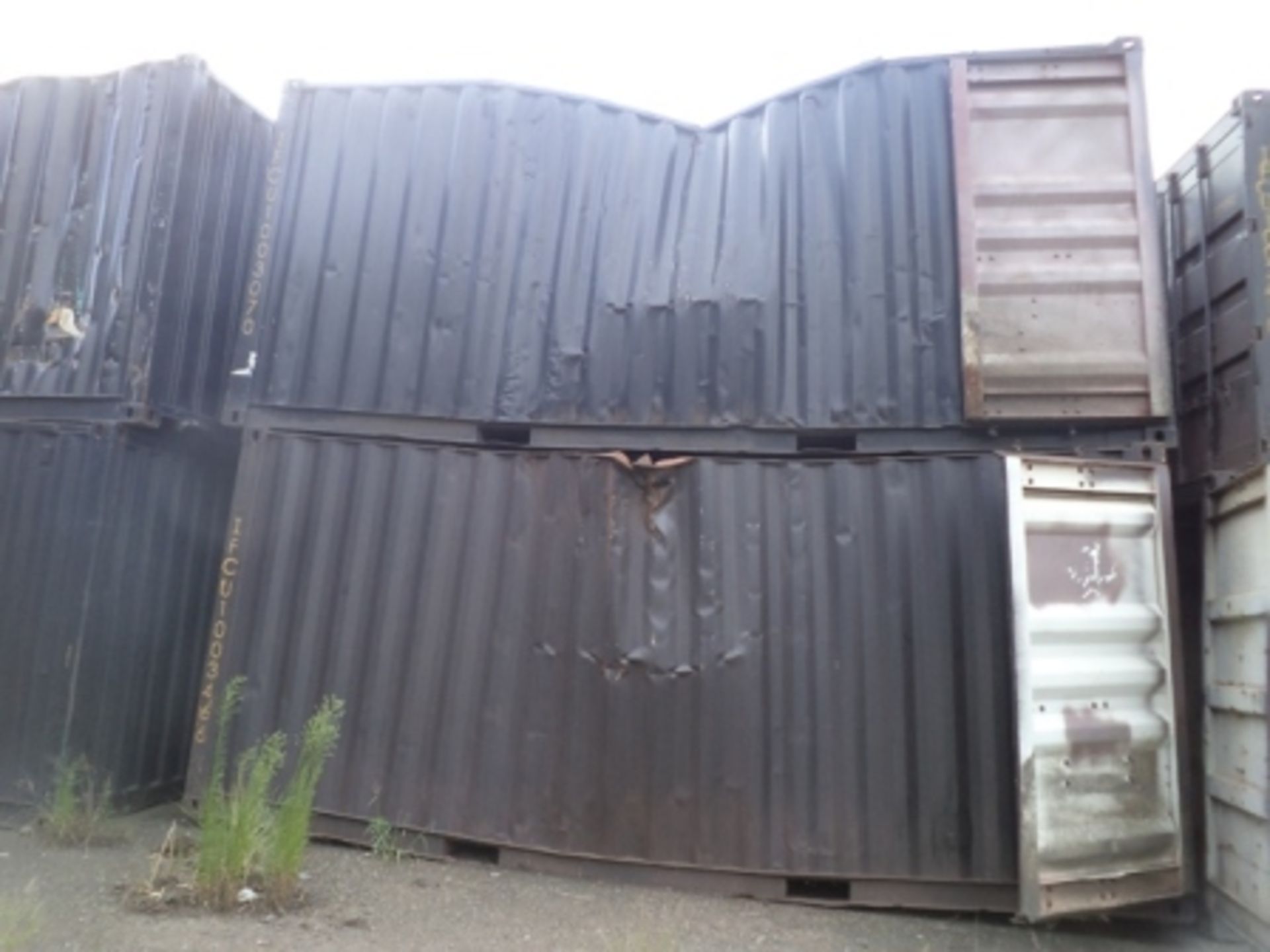 11X 6MX3M DAMAGED CONTAINER (TO BE SOLD AS ONE LOT) - BUYER TO TAKE ALL) - BID PRICE PER PIECE