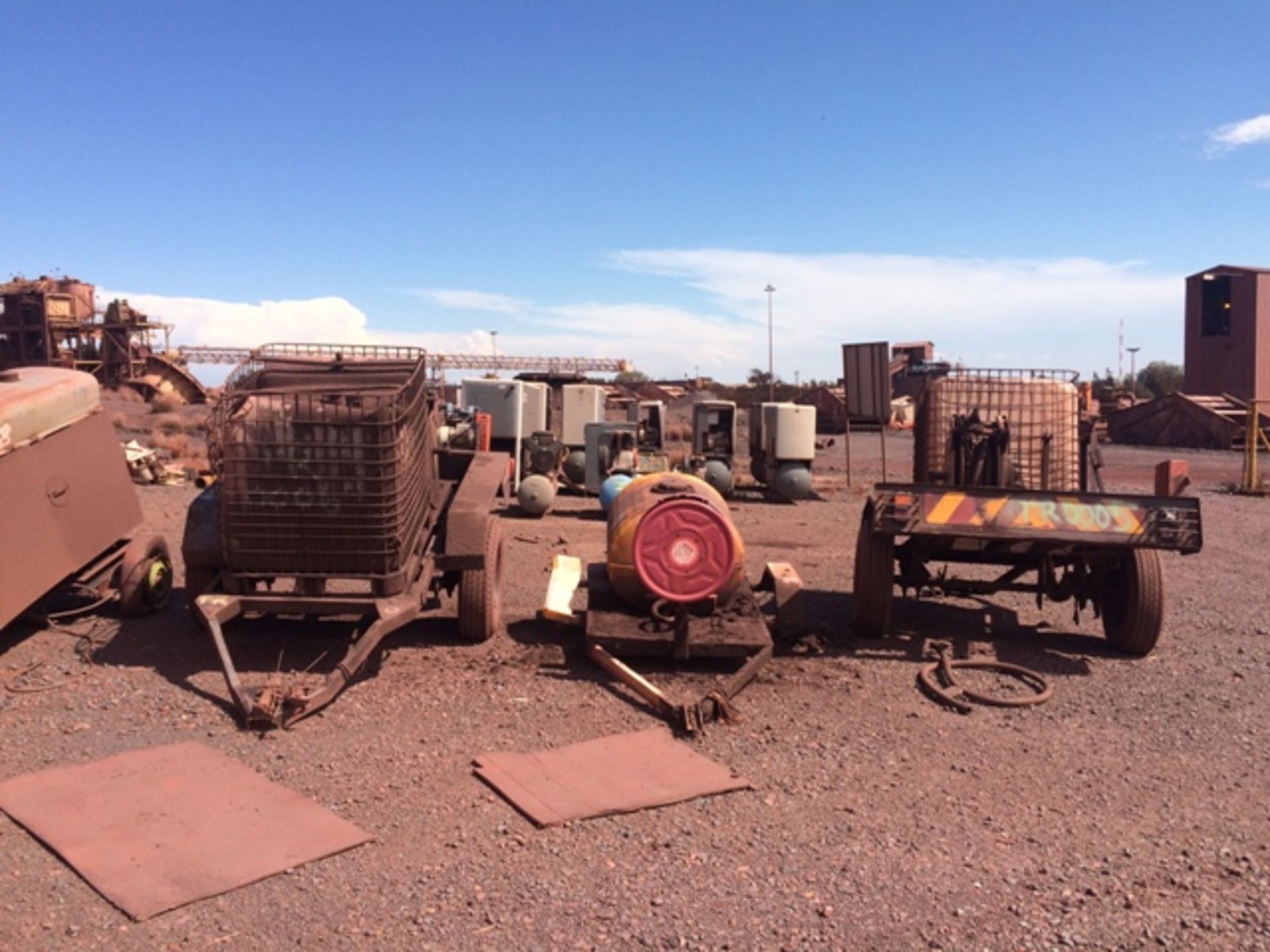 3 X ASSORTED PORTABLE DIESEL TANKS (BEESHOEK MINE, NC) TO BE SOLD AS ONE LOT - Image 6 of 9