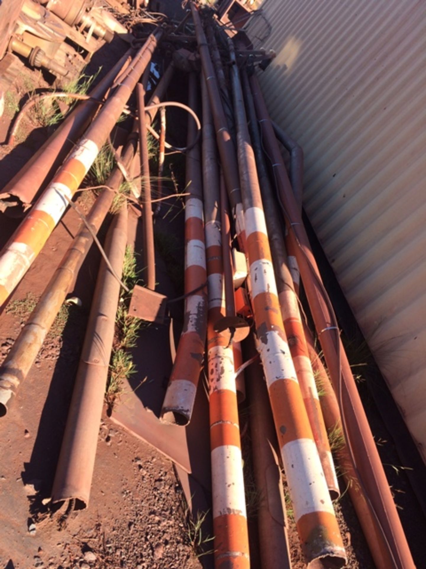 44 X STREET LAMP POLES (BEESHOEK MINE, NC)TO BE SOLD AS ONE LOT