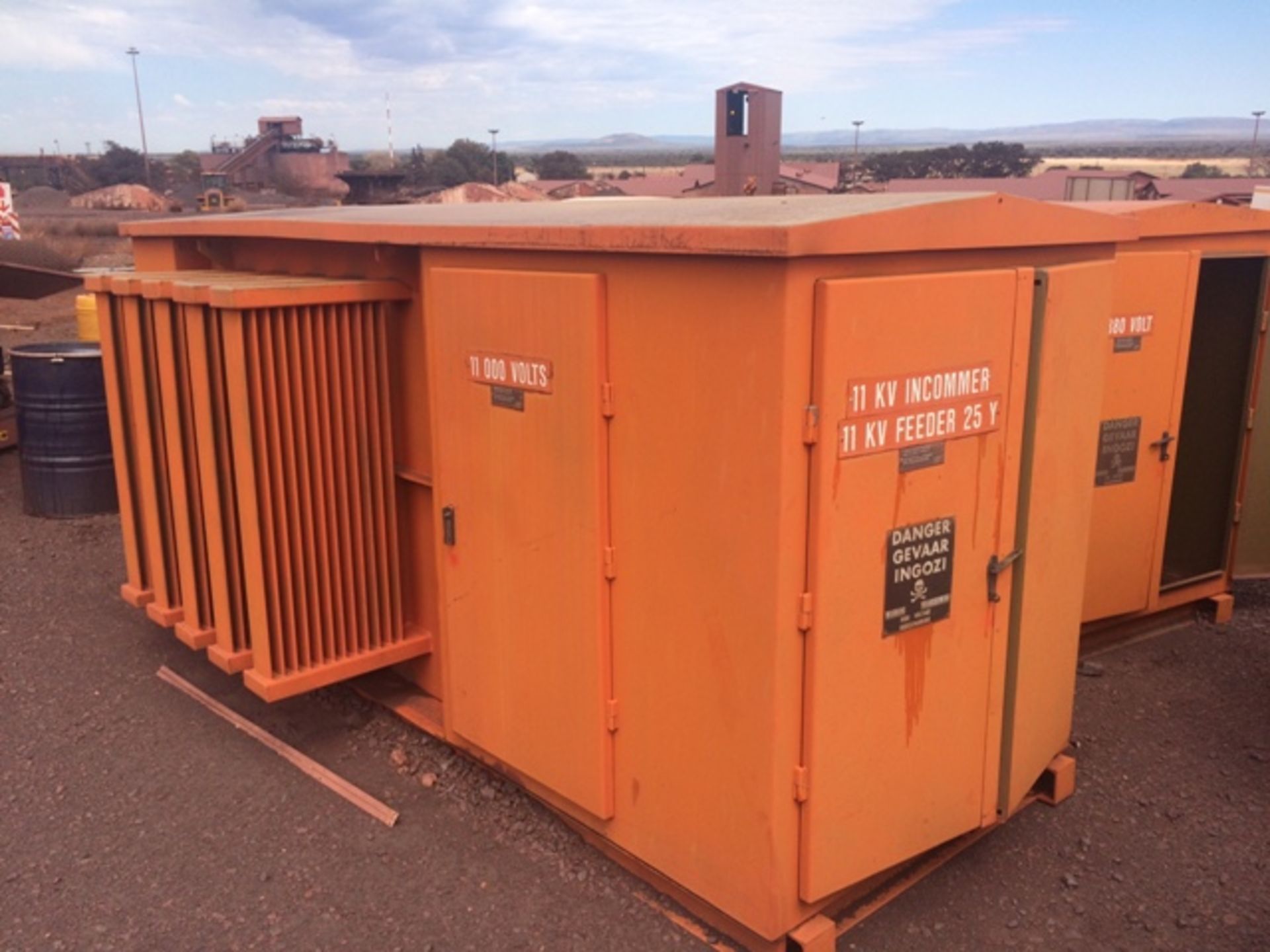 2X11000V HAWKER SIDELEY MINI SUBSTATIONS-TO BE SOLD PER PIECE- ONE BUYER TAKES ALL)BEESHOEK MINE, NC