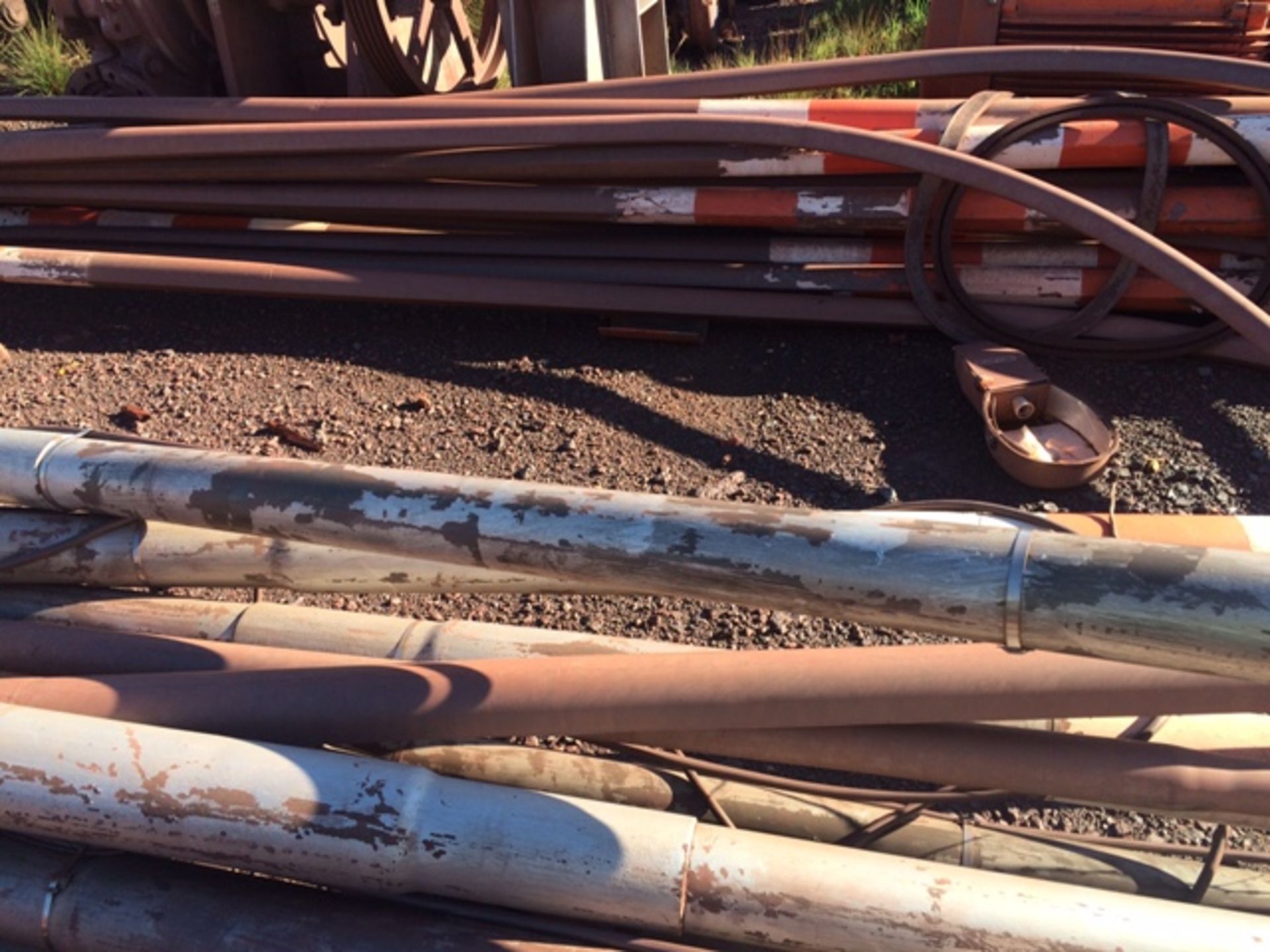 44 X STREET LAMP POLES (BEESHOEK MINE, NC)TO BE SOLD AS ONE LOT - Image 2 of 3