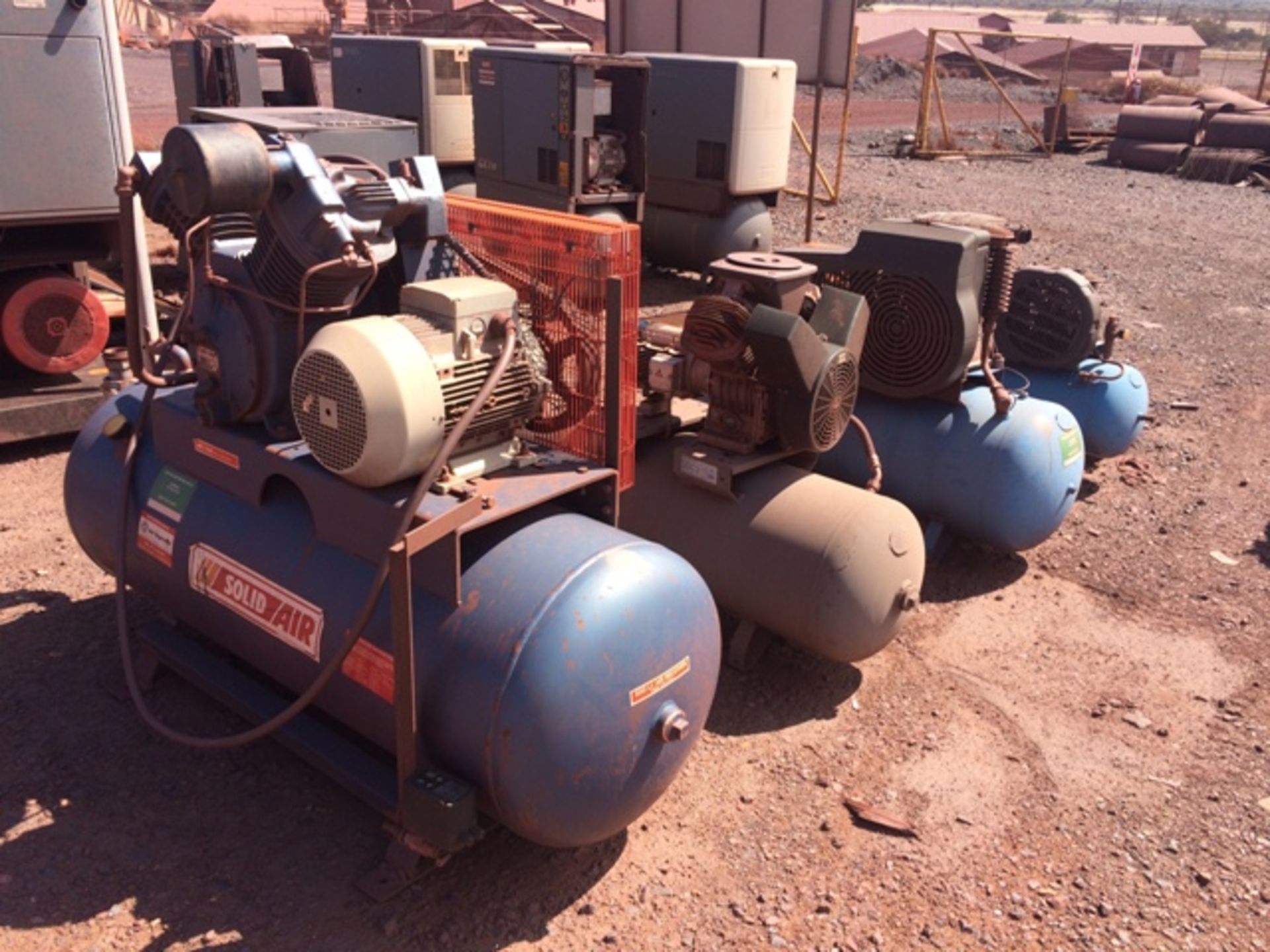 4 X ASSORTED AIR COMPRESSORS (BEESHOEK MINE, NC) TO BE SOLD AS ONE LOT, ONE BUYER TAKES ALL - Image 6 of 6