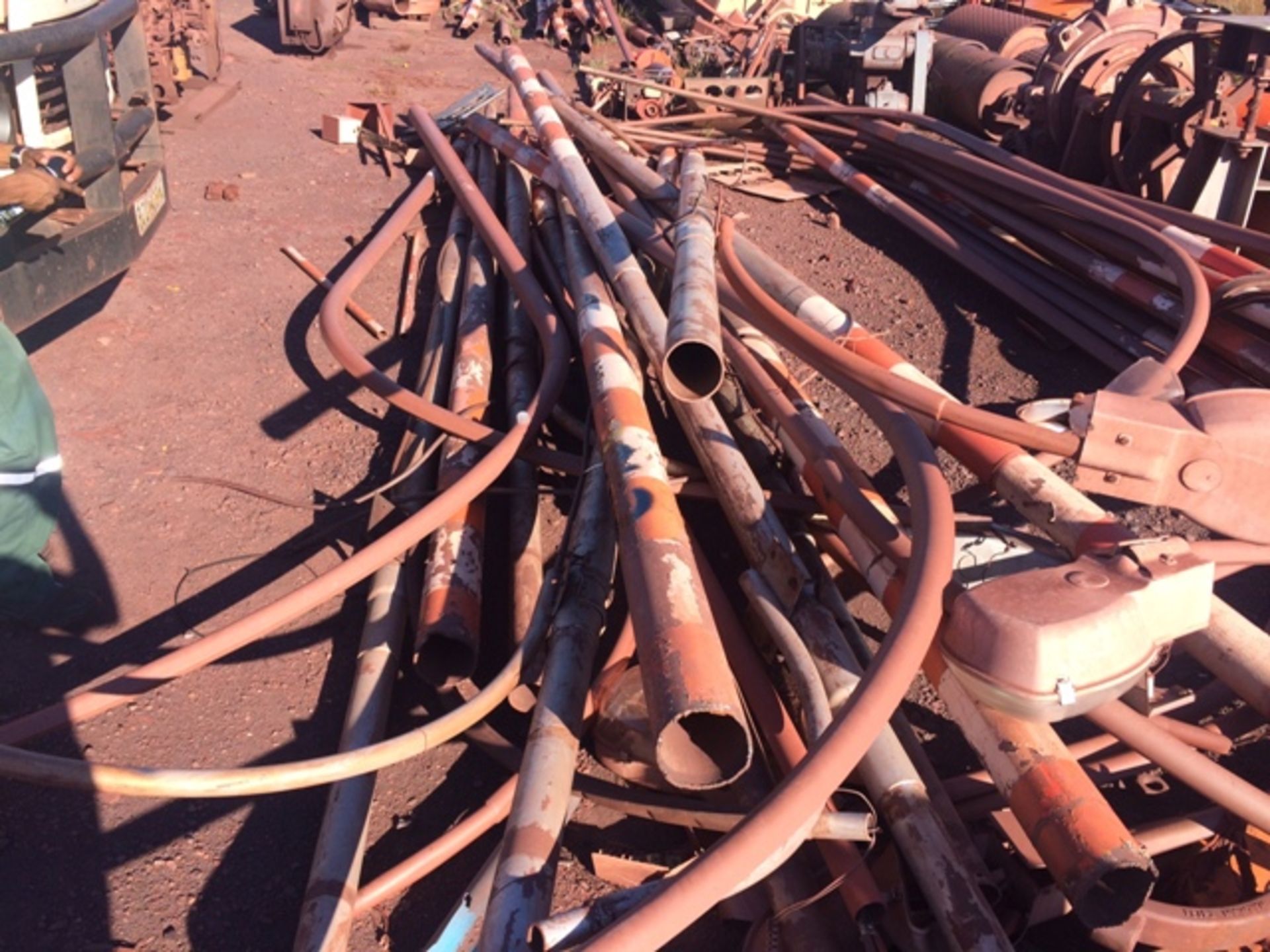 44 X STREET LAMP POLES (BEESHOEK MINE, NC)TO BE SOLD AS ONE LOT - Image 3 of 3