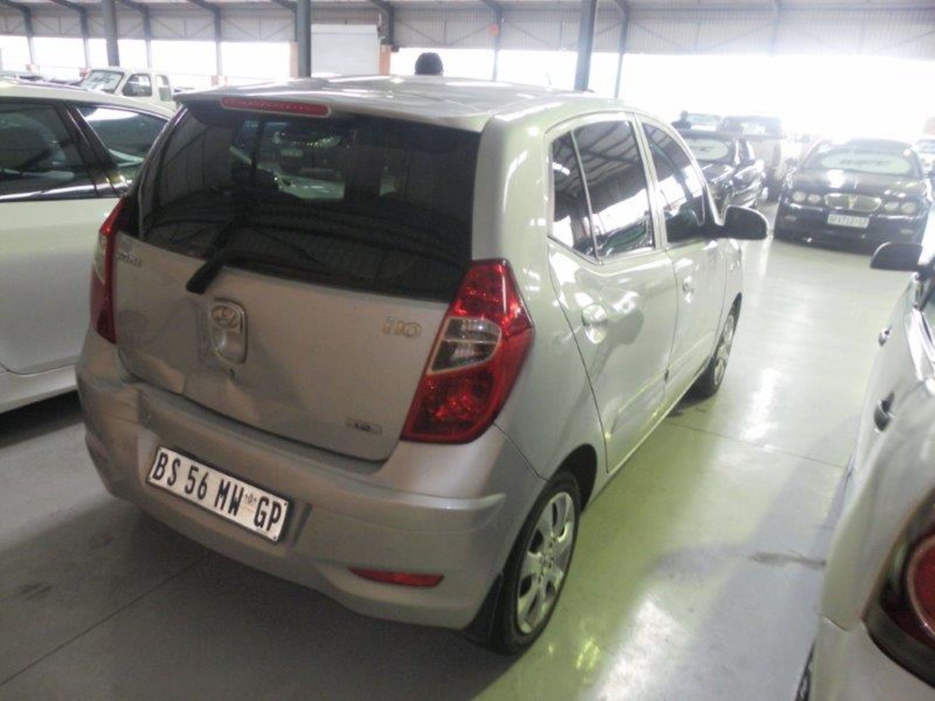 2012 BS56MWGP Hyundai i10 1.2 GLS Fluid (Vin No: MALAN51CLCM036983 )(102 278 kms) Back Bumper & Door - Image 4 of 5