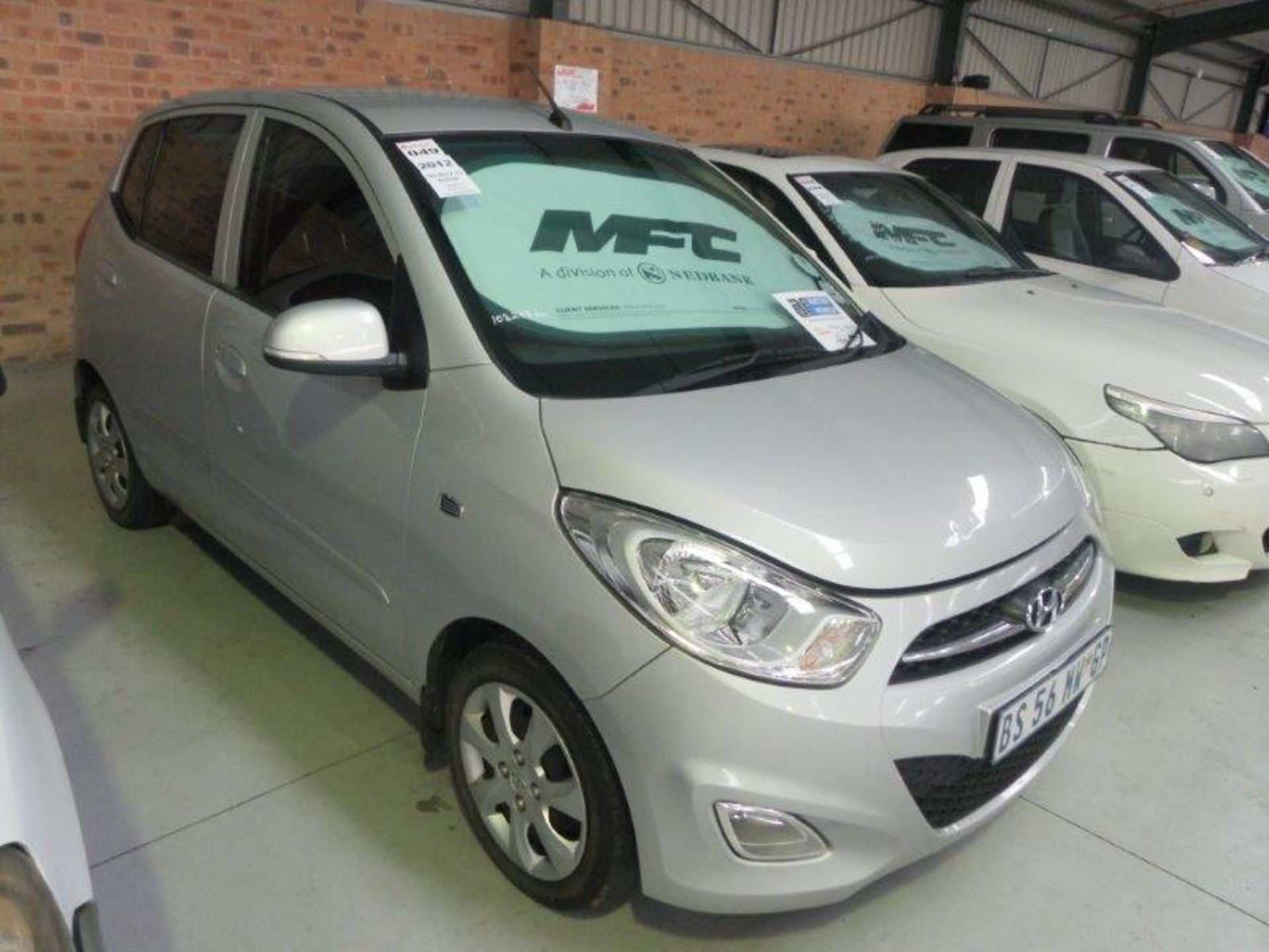 2012 BS56MWGP Hyundai i10 1.2 GLS Fluid (Vin No: MALAN51CLCM036983 )(102 278 kms) Back Bumper & Door - Image 3 of 5