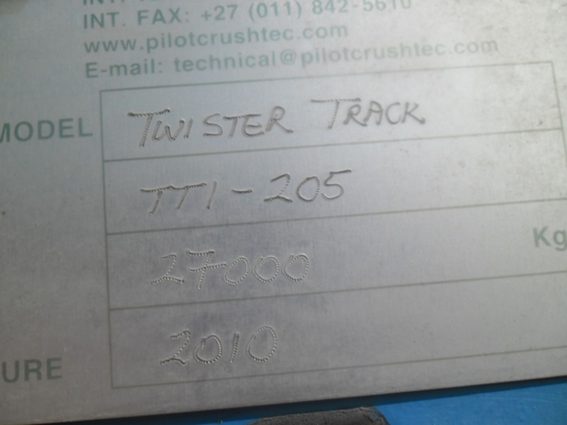2010 Twister Trac AC210 VSI Crusher 1014 Hours (SN: TTI-205) (Rustenburg) - Image 13 of 13