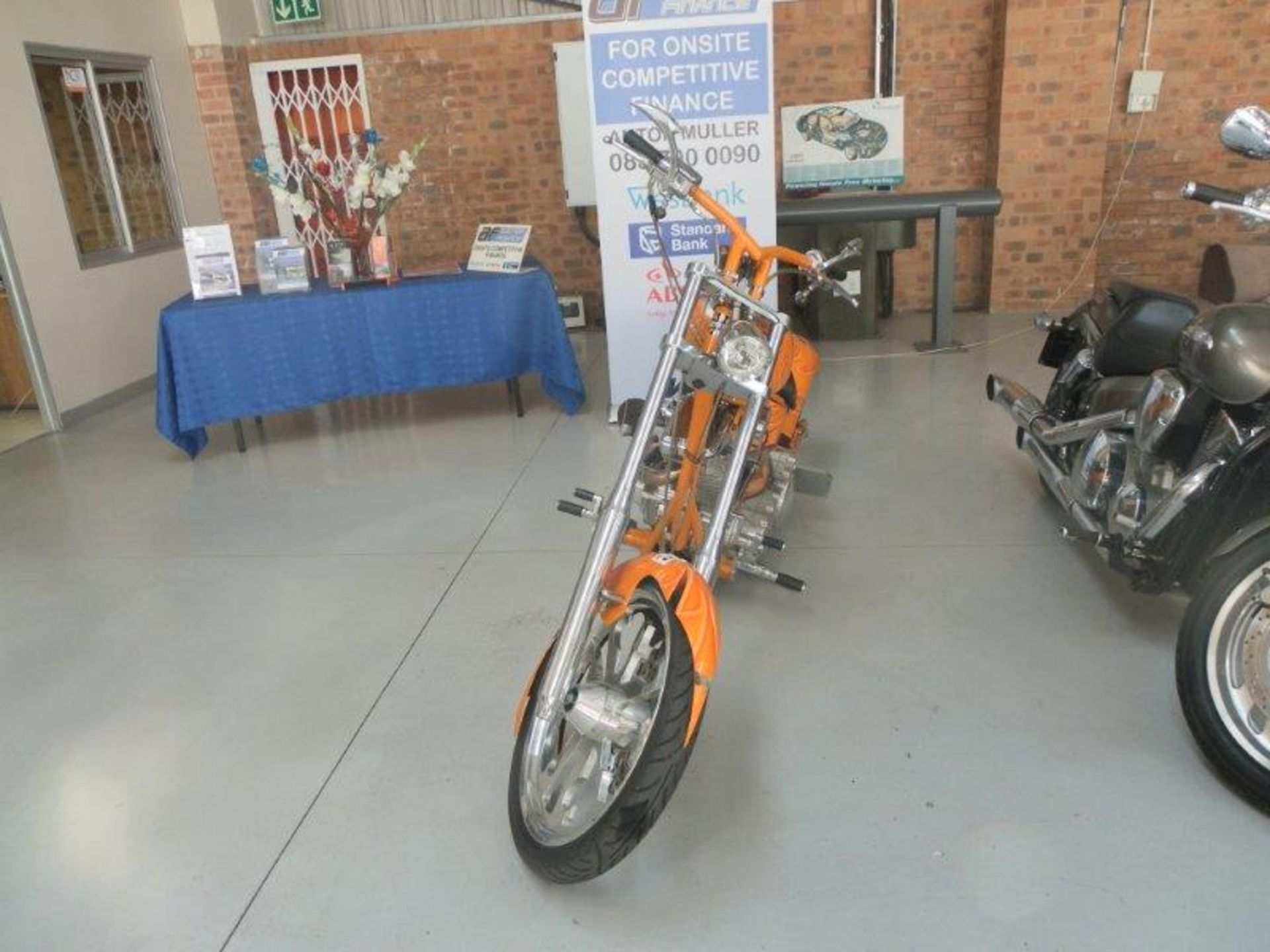 1998 YCV940GP Big Bear Chopper (Vin No: AA9L175UBCMYK1065 )(Orange)Custom Build, Devils Advocate - Image 3 of 5