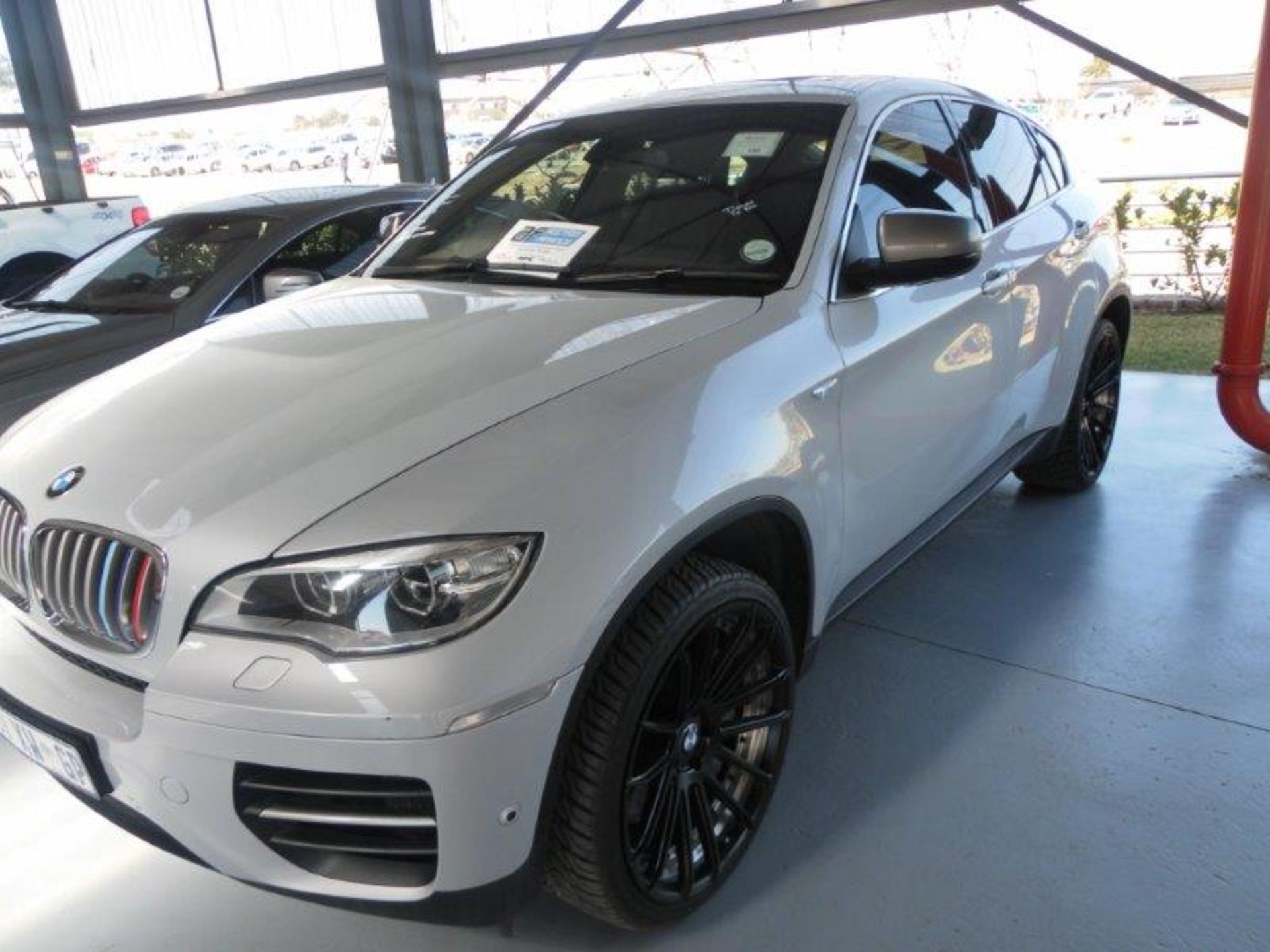 2013 DG89XWGP BMW X6 M50d Auto (Vin No: WAFH820XOLK44734 )(Silver)Black Leather, Sunroof, PDC