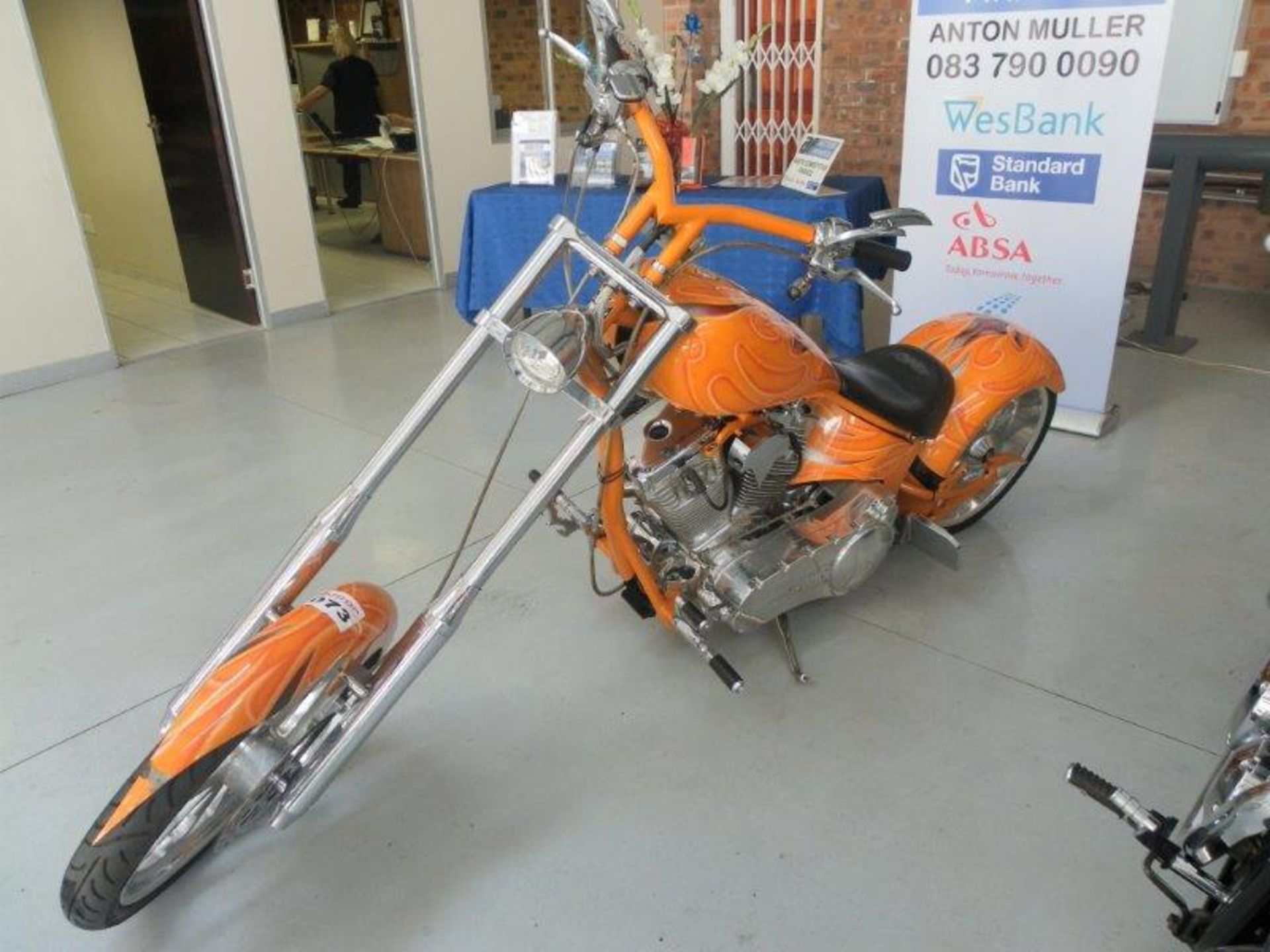 1998 YCV940GP Big Bear Chopper (Vin No: AA9L175UBCMYK1065 )(Orange)Custom Build, Devils Advocate - Image 5 of 5