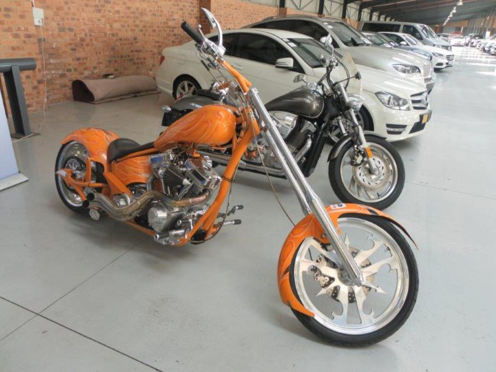 1998 YCV940GP Big Bear Chopper (Vin No: AA9L175UBCMYK1065 )(Orange)Custom Build, Devils Advocate - Image 2 of 5