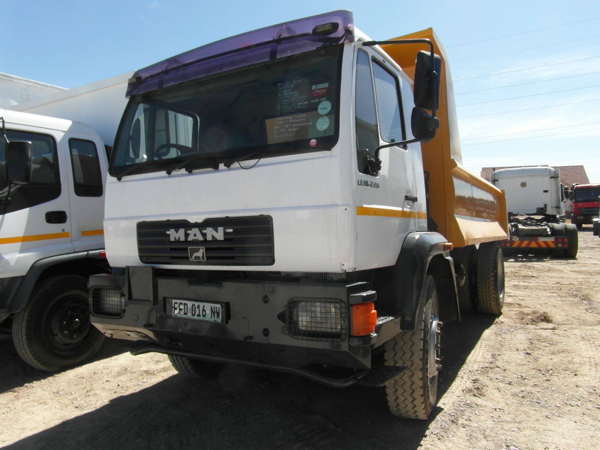 2003 FFD016NW MAN LE18.220 6m³ Tipper Truck (Vin No: AAML641009PX10313 ) - Image 2 of 4