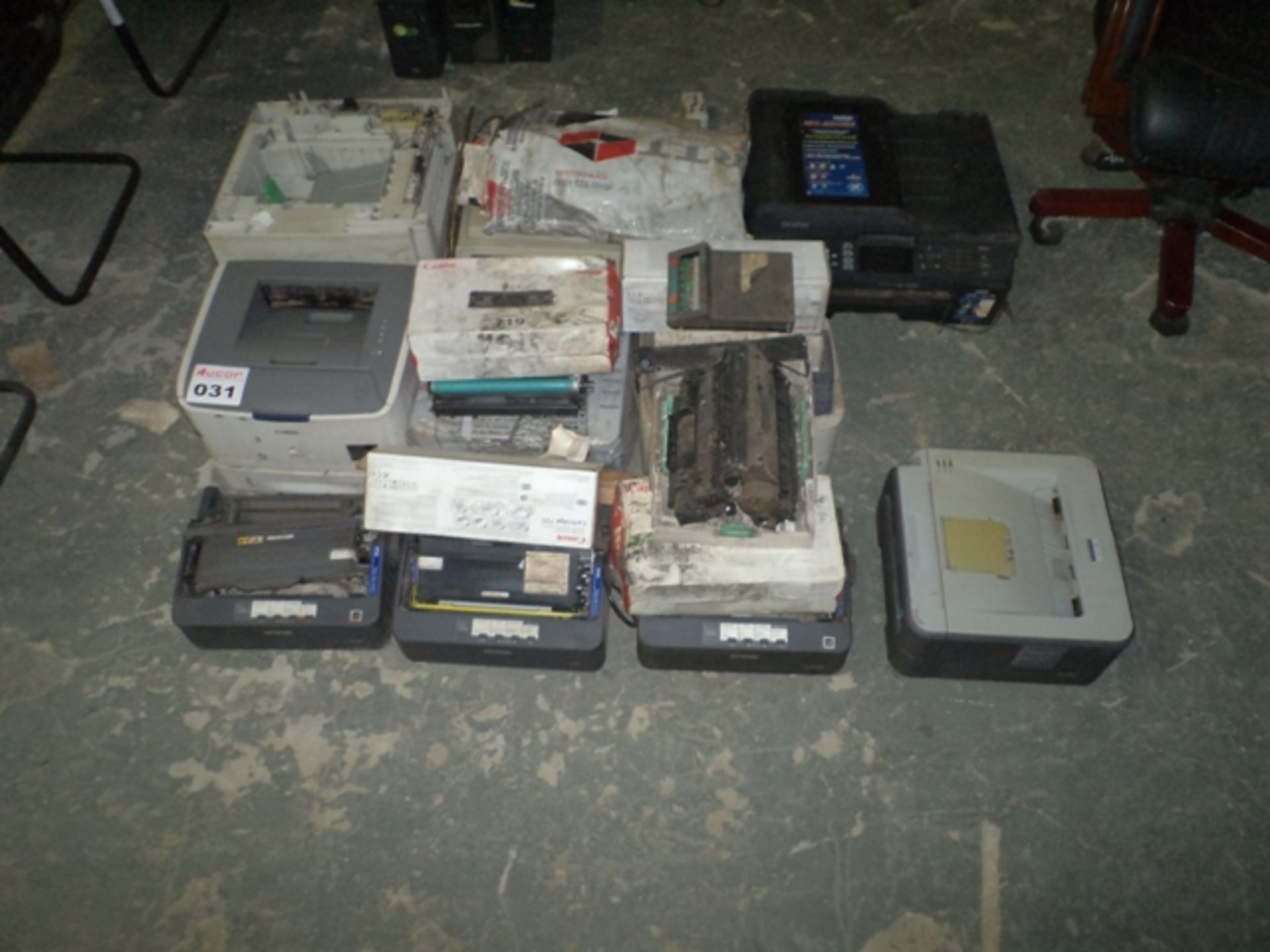 LOT ASSORTED PRINTERS INCLUDING CANON, EPSON AND BROTHER   (1 KRUGER AVE, ESTOIRE, BLOEMFONTEIN) - Image 2 of 2