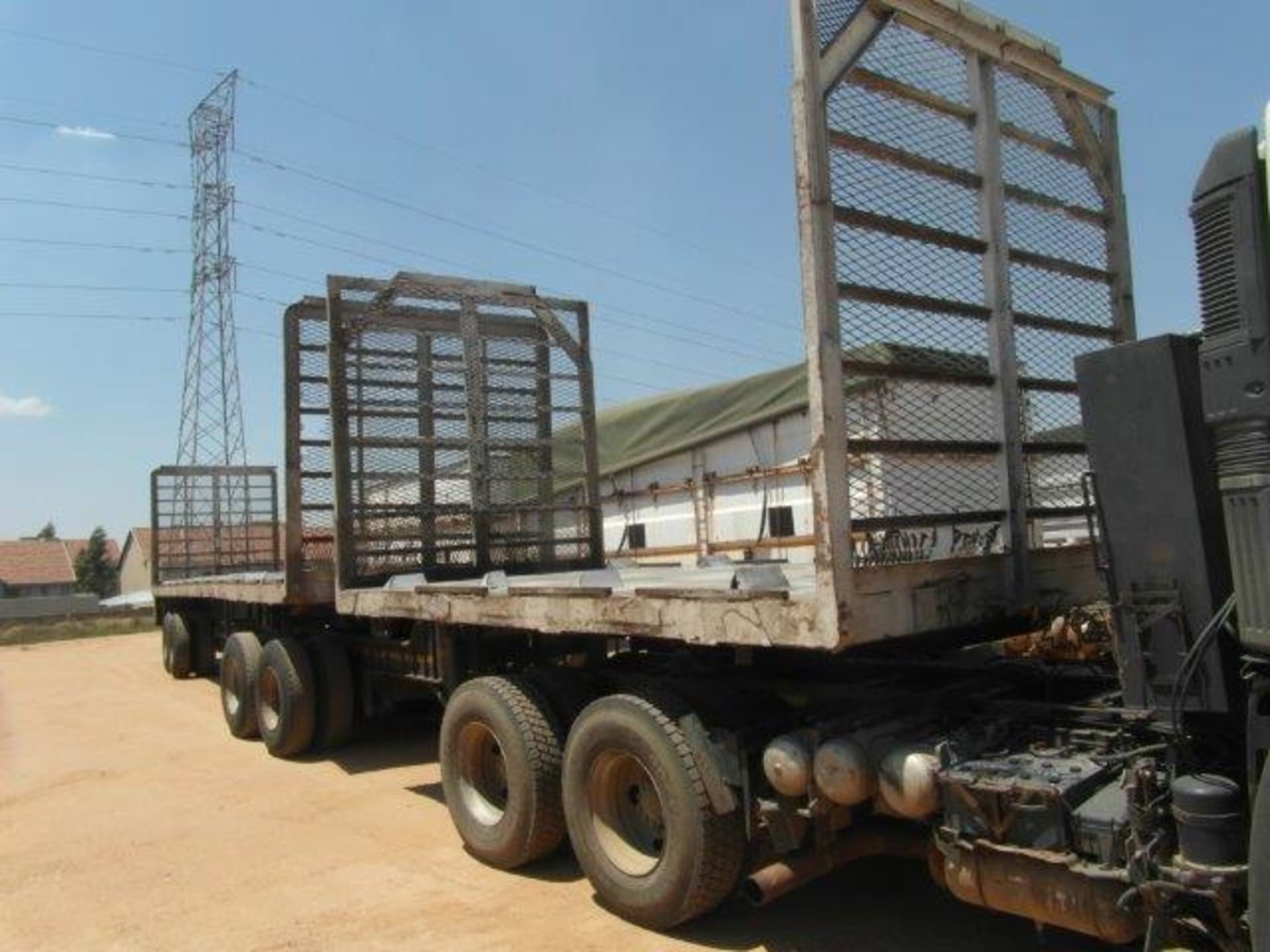 1993 BFY253MP / BJS295MP La Mon Double Axle Superlink Flat Deck Trailer (Roadworthy Needed) (Vin No: - Image 3 of 8