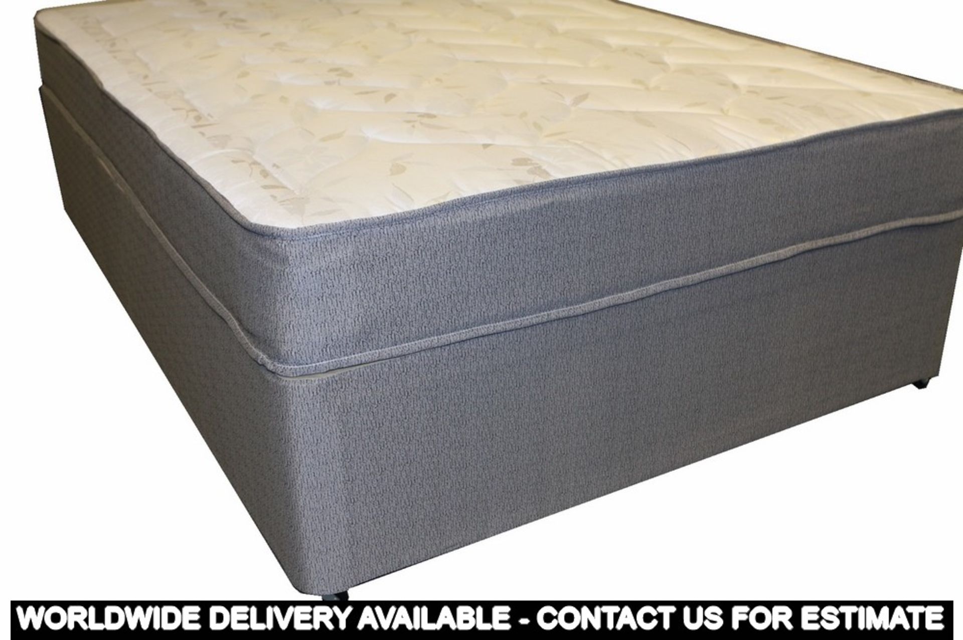 3ft Comfy Sprung Divan Bed with sliding door storage (sd16aa+sdb6aaa)