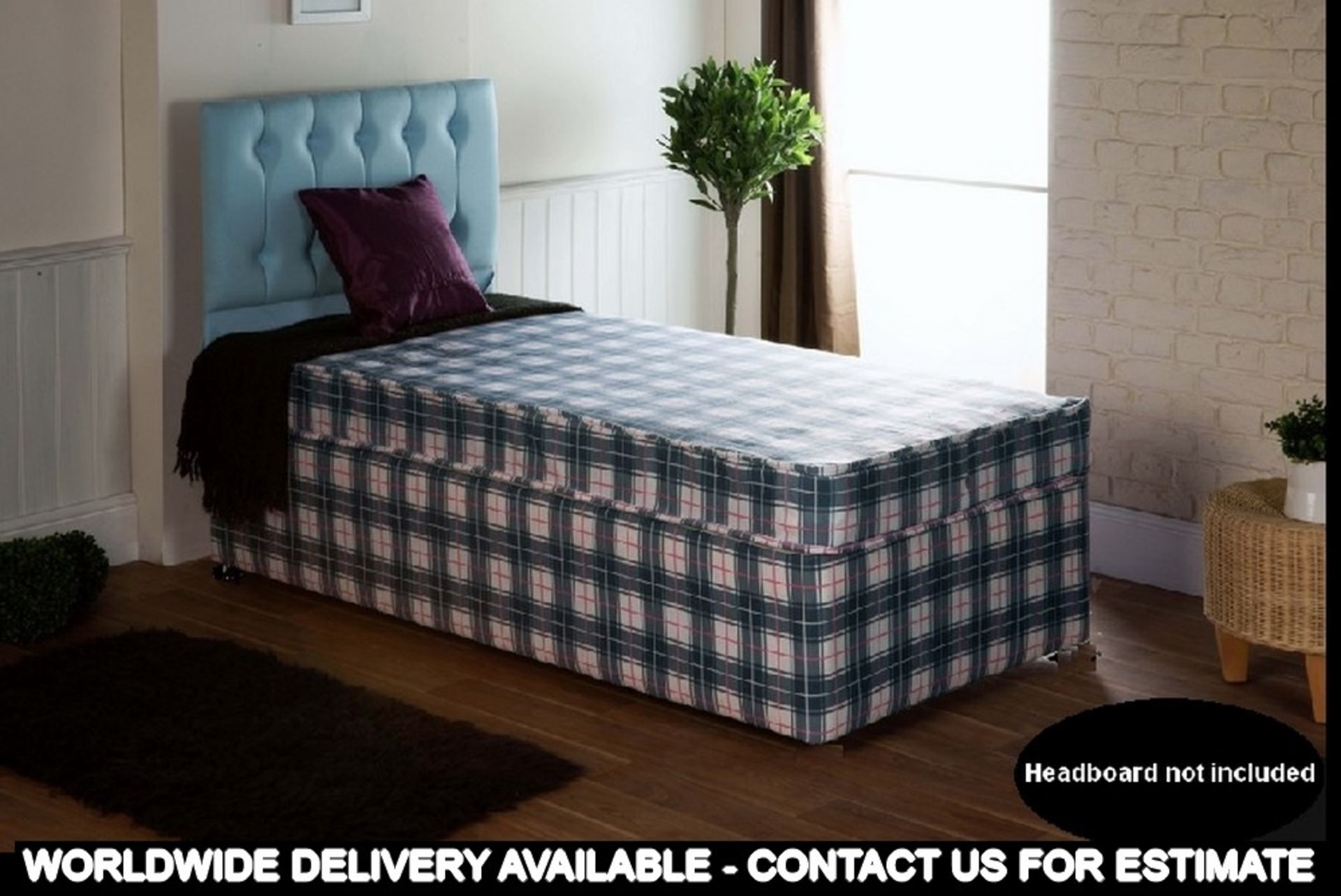 TWO of 4ft6 Chelsea Divan Bed (bc1aaX2+sdb8aX4)