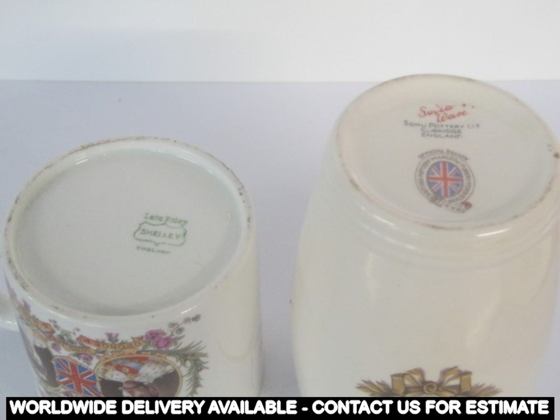 Four pieces of Coronationware including one piece of Shelley  -  plate - Image 2 of 2