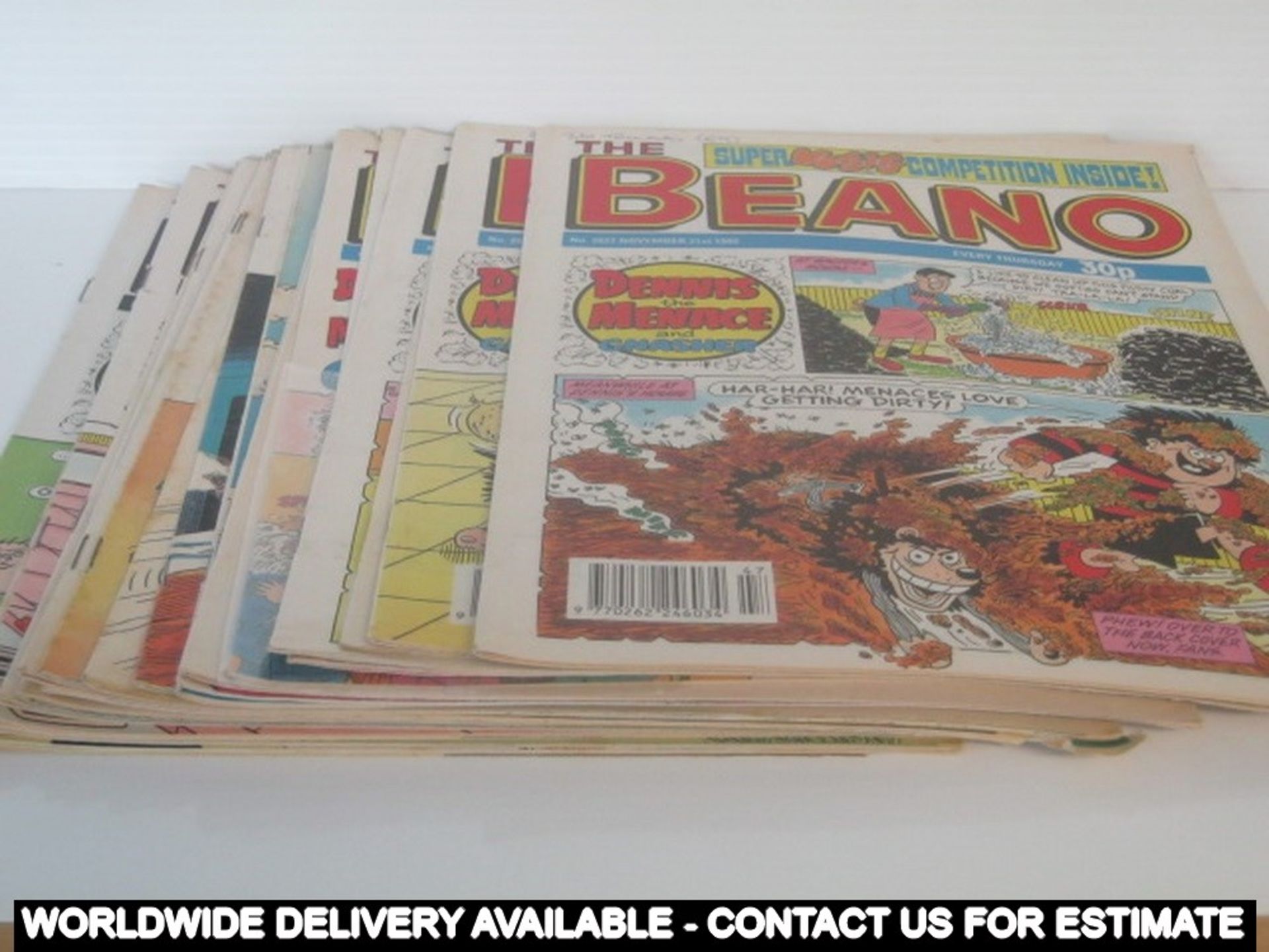 20 x Beano comics (approximately) - ranging from May 1992 to November 1992